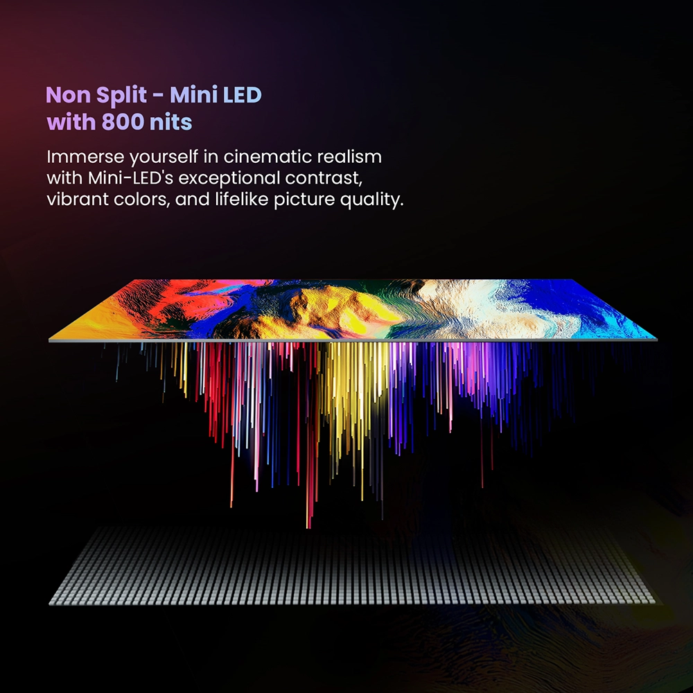 Haier M80F Mini LED 189cm (75) Google TV | Sound By KEF